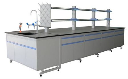 Jual Island Bench Meja Tengah Laboratorium Murah di Bogor